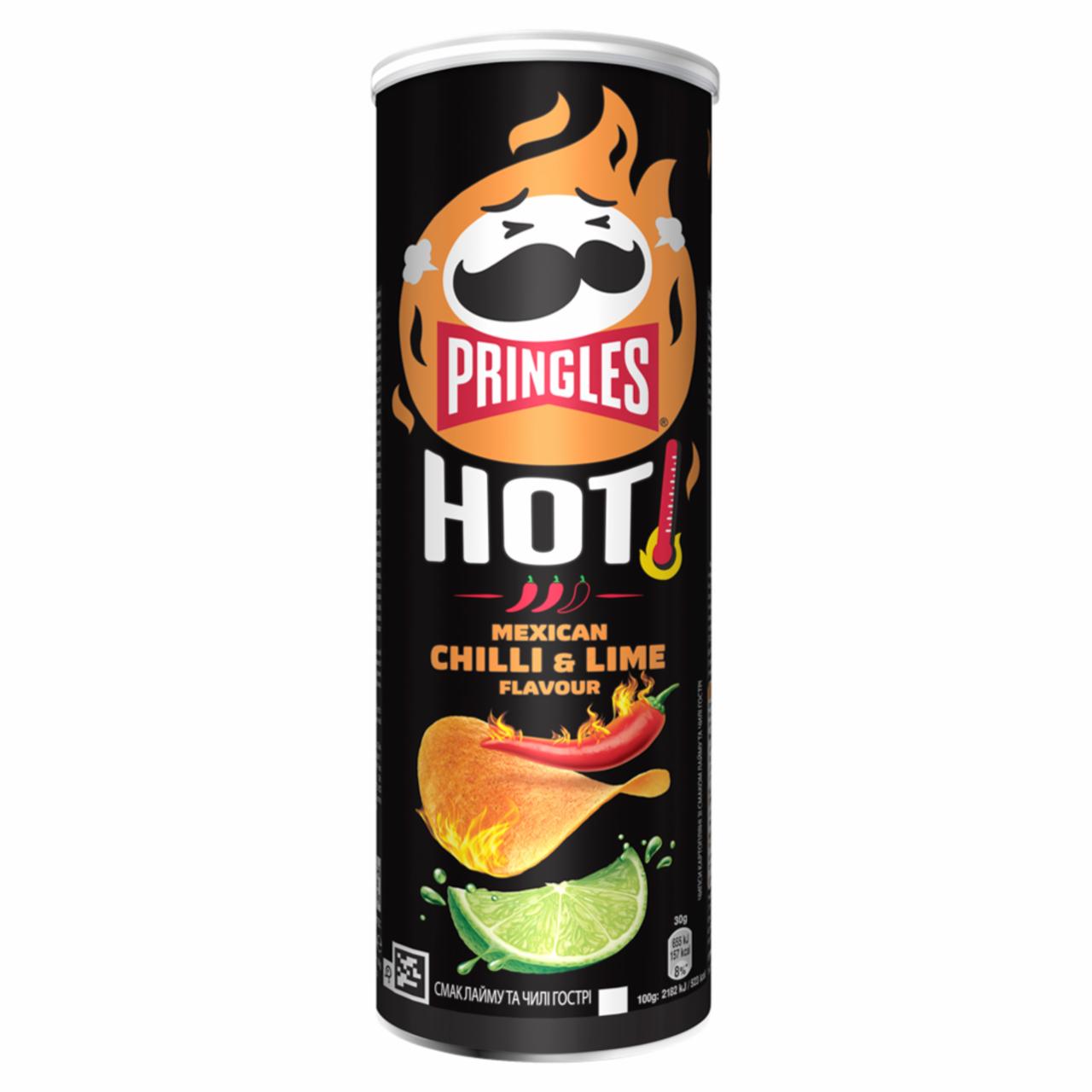 Zdjęcia - Pringles Hot Chrupki o smaku chilli i limonki 160 g