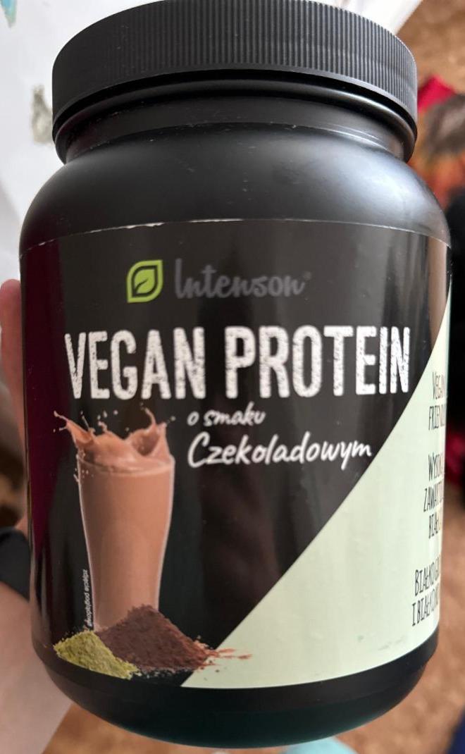 Zdjęcia - Vegan protein o smaku czekoladowym Intenson