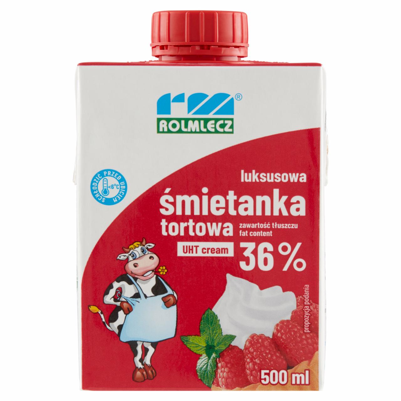 Zdjęcia - Rolmlecz Luksusowa śmietanka tortowa UHT 36% 500 ml