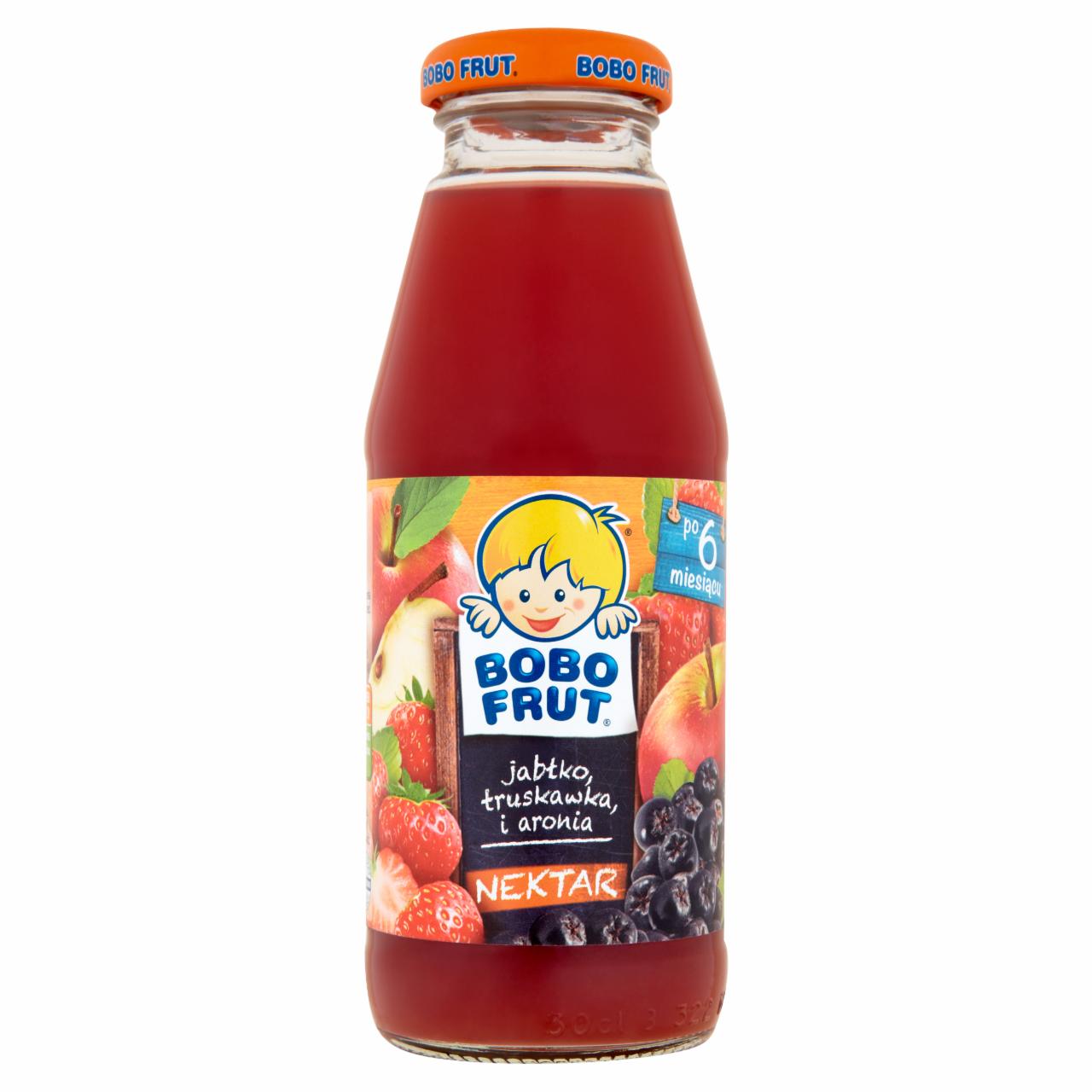 Zdjęcia - Bobo Frut Nektar jabłko truskawka aronia po 6. miesiącu 300 ml