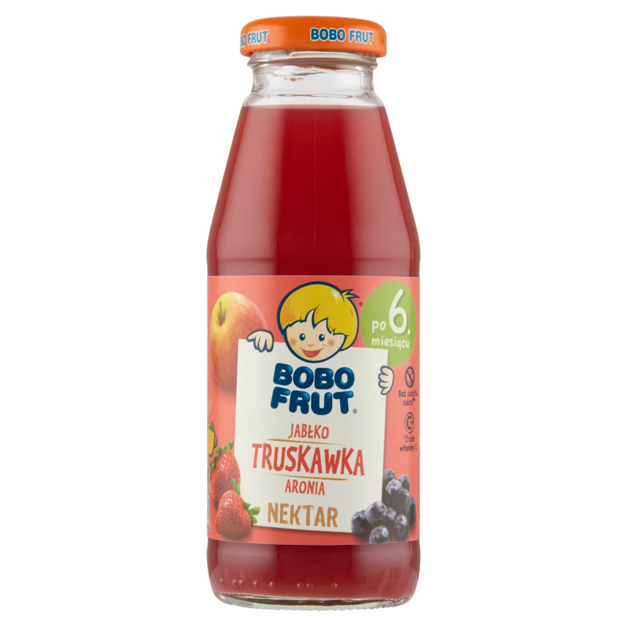 Zdjęcia - Bobo Frut Nektar jabłko truskawka aronia po 6. miesiącu 300 ml