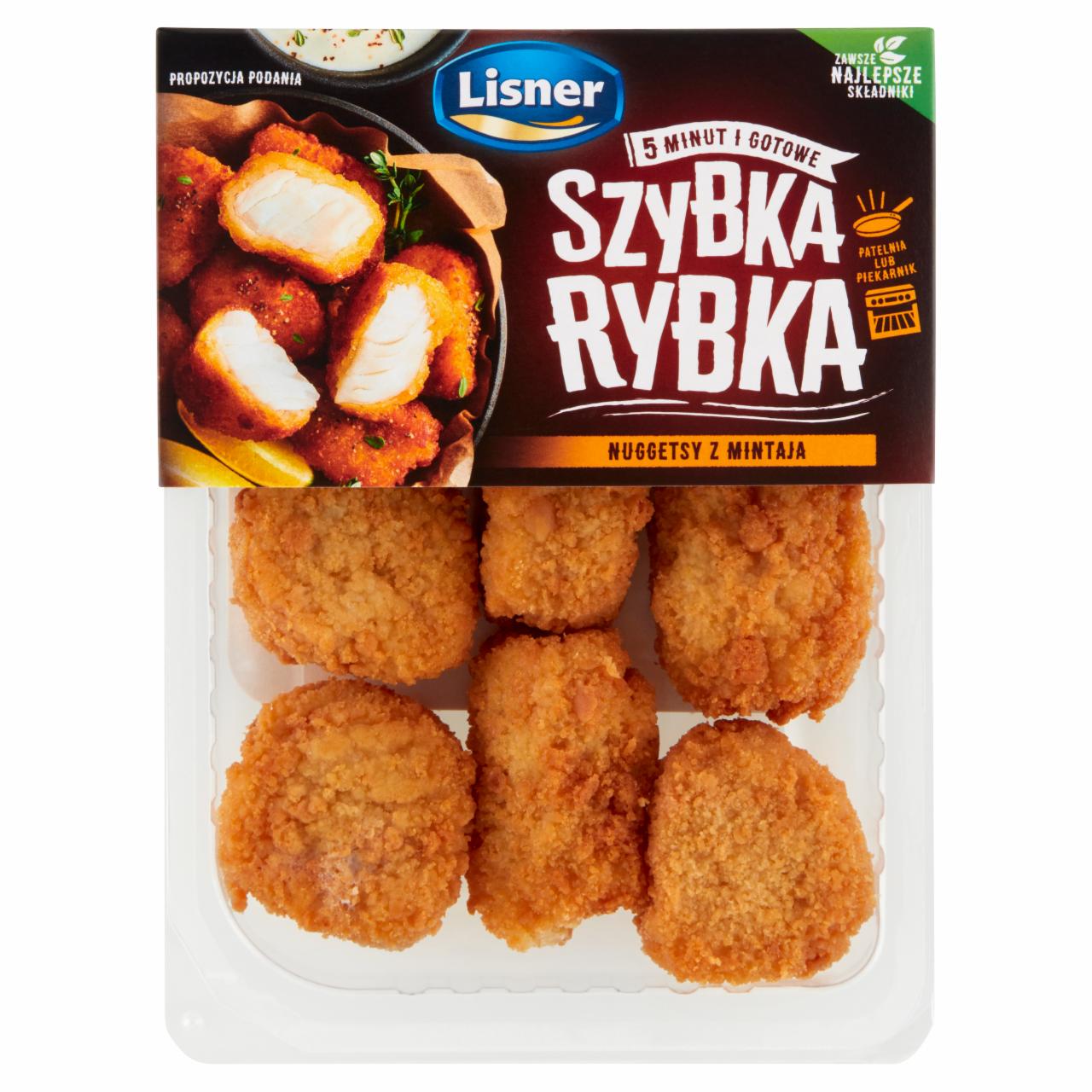 Zdjęcia - Lisner Szybka rybka Nuggetsy z mintaja 125 g