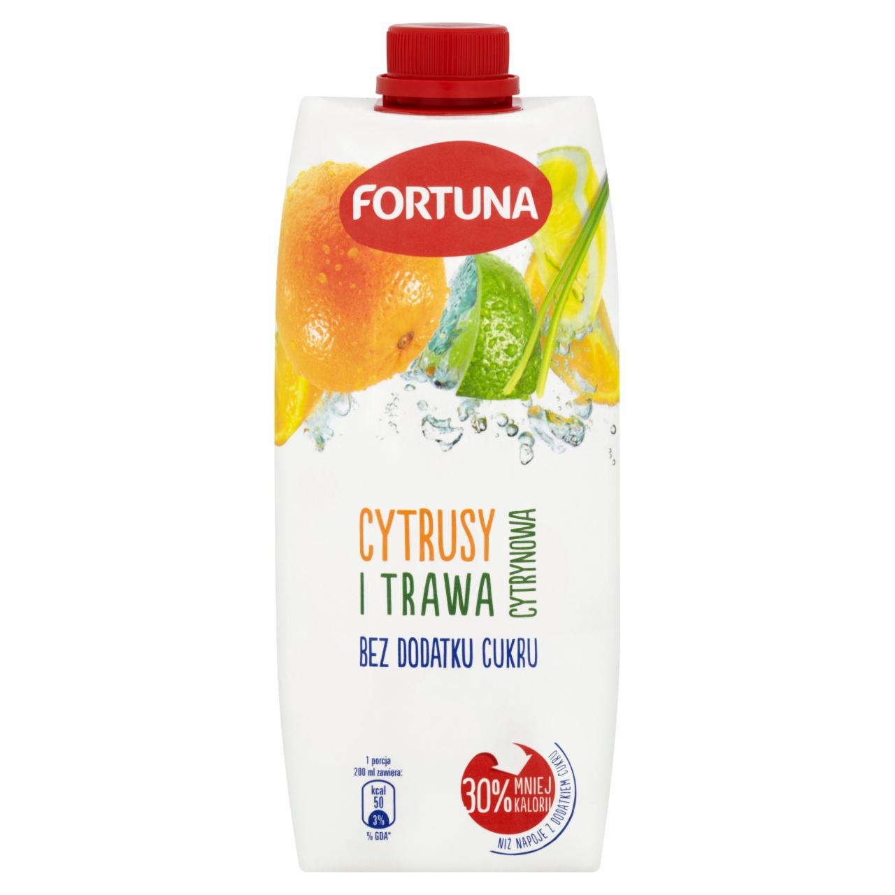 Zdjęcia - Fortuna Cytrusy i trawa cytrynowa Napój 500 ml