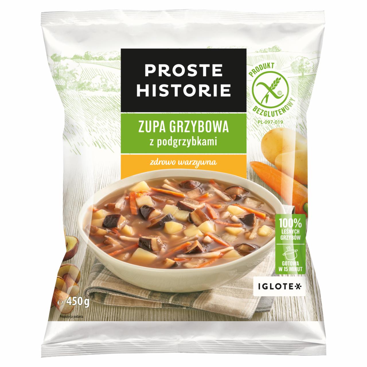 Zdjęcia - Proste Historie Zupa grzybowa z podgrzybkami 450 g