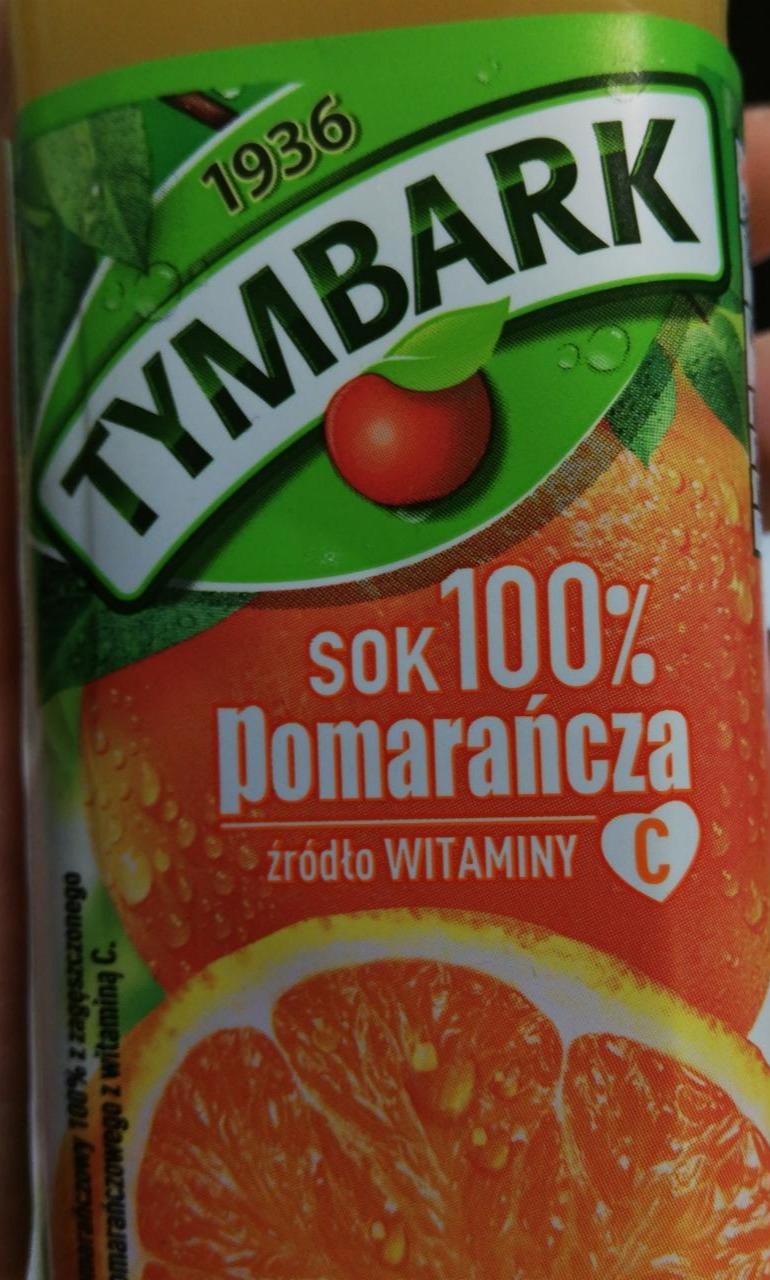 Zdjęcia - Sok 100 % pomarańcza Tymbark