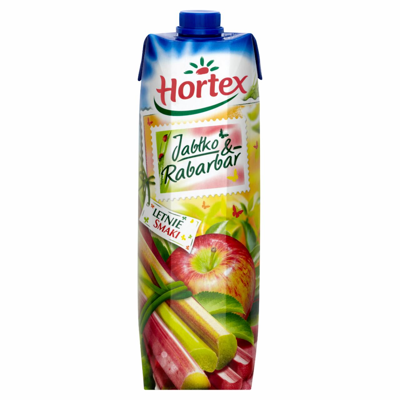 Zdjęcia - Hortex Letnie Smaki Jabłko i Rabarbar Napój 1 l