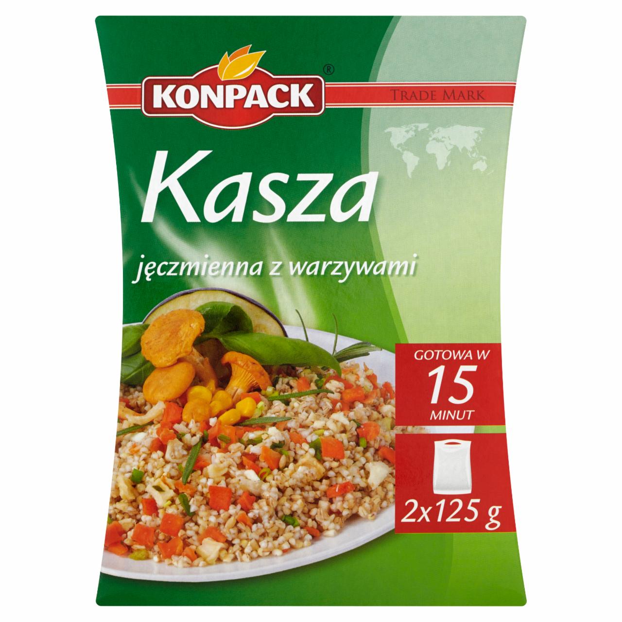 Zdjęcia - Konpack Kasza jęczmienna z warzywami 250 g (2 torebki)