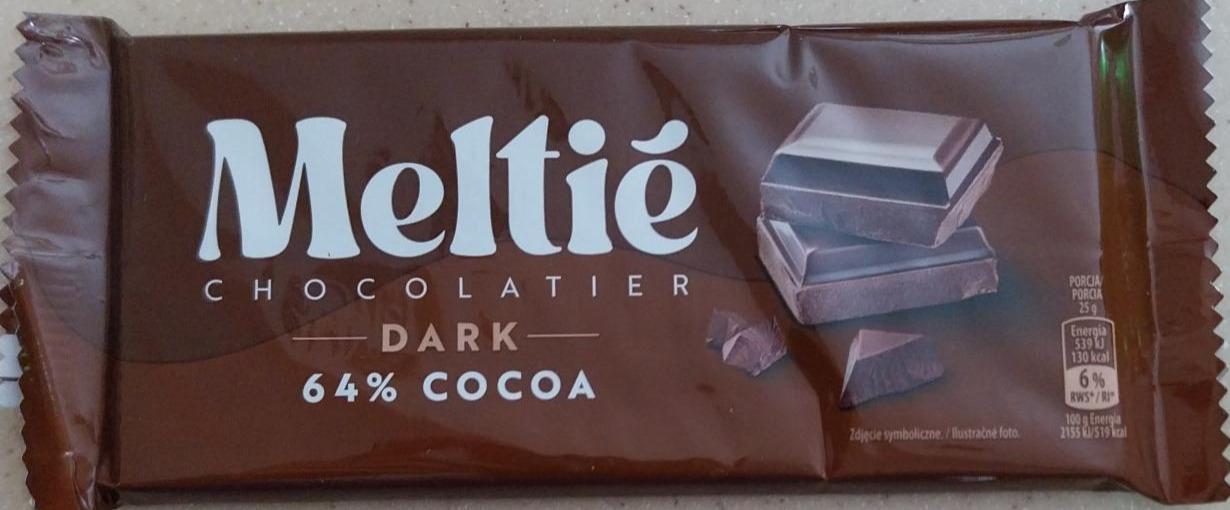 Zdjęcia - Chocolatier dark 64% cocoa Meltie