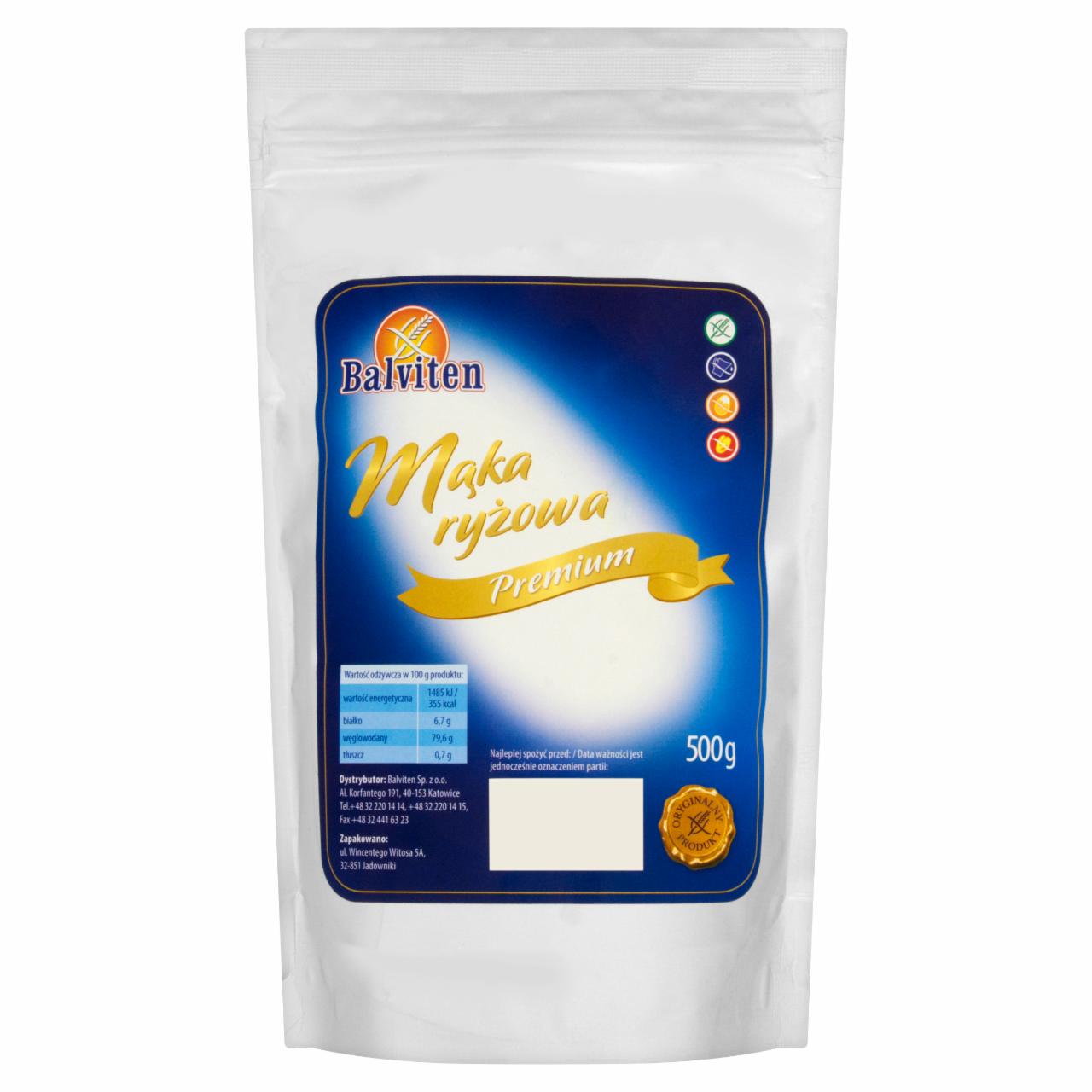 Zdjęcia - Balviten Premium Mąka ryżowa 500 g