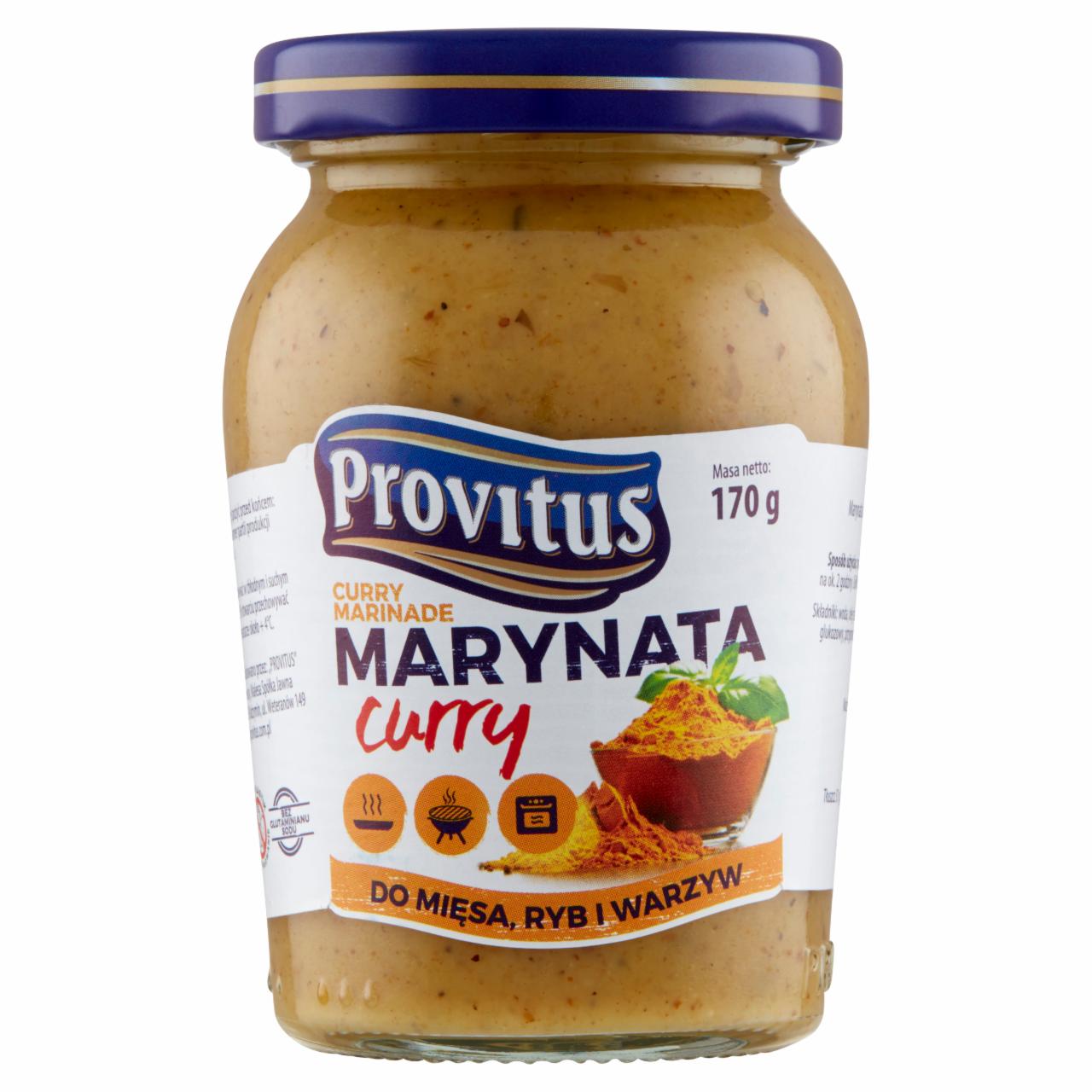 Zdjęcia - Provitus Marynata curry 170 g