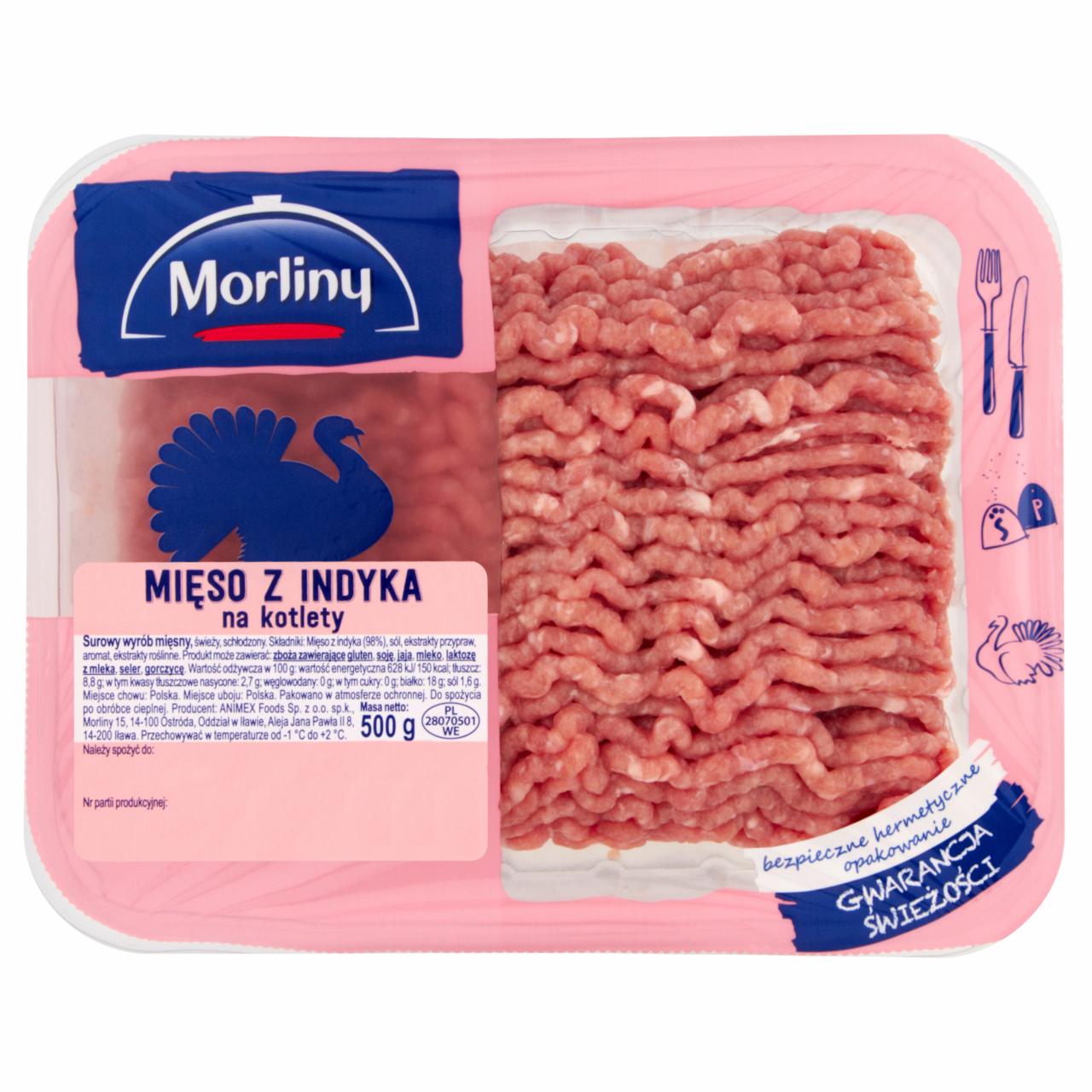 Zdjęcia - Morliny Mięso z indyka na kotlety 500 g