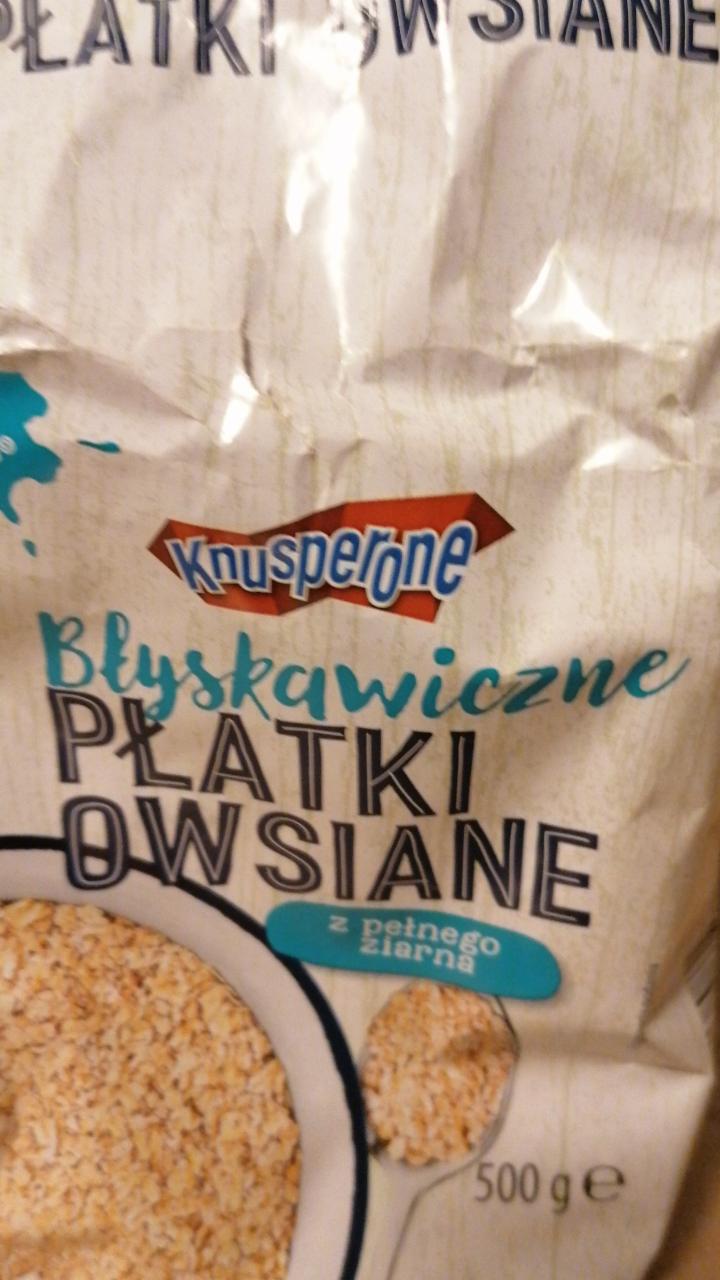 Zdjęcia - Błyskawczine płatki owsiane Knusperone Aldi