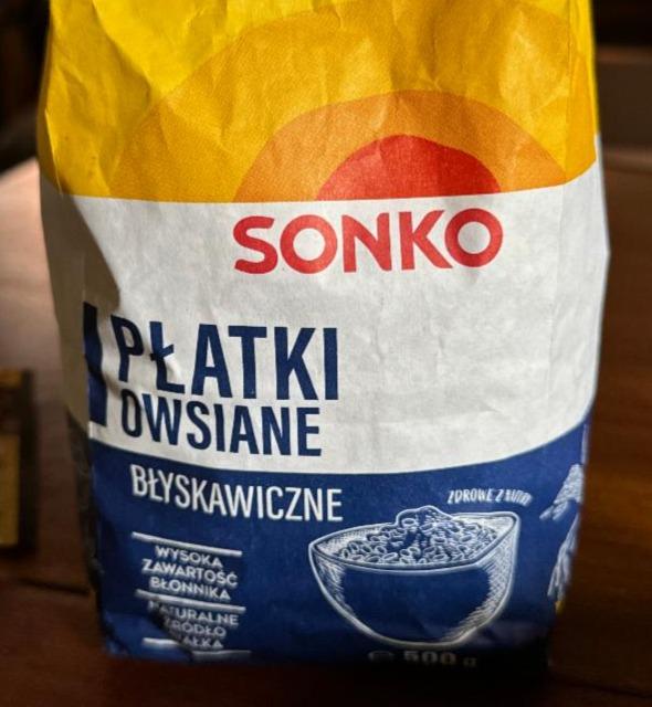 Zdjęcia - Płatki Owsiane błyskawiczne Sonko