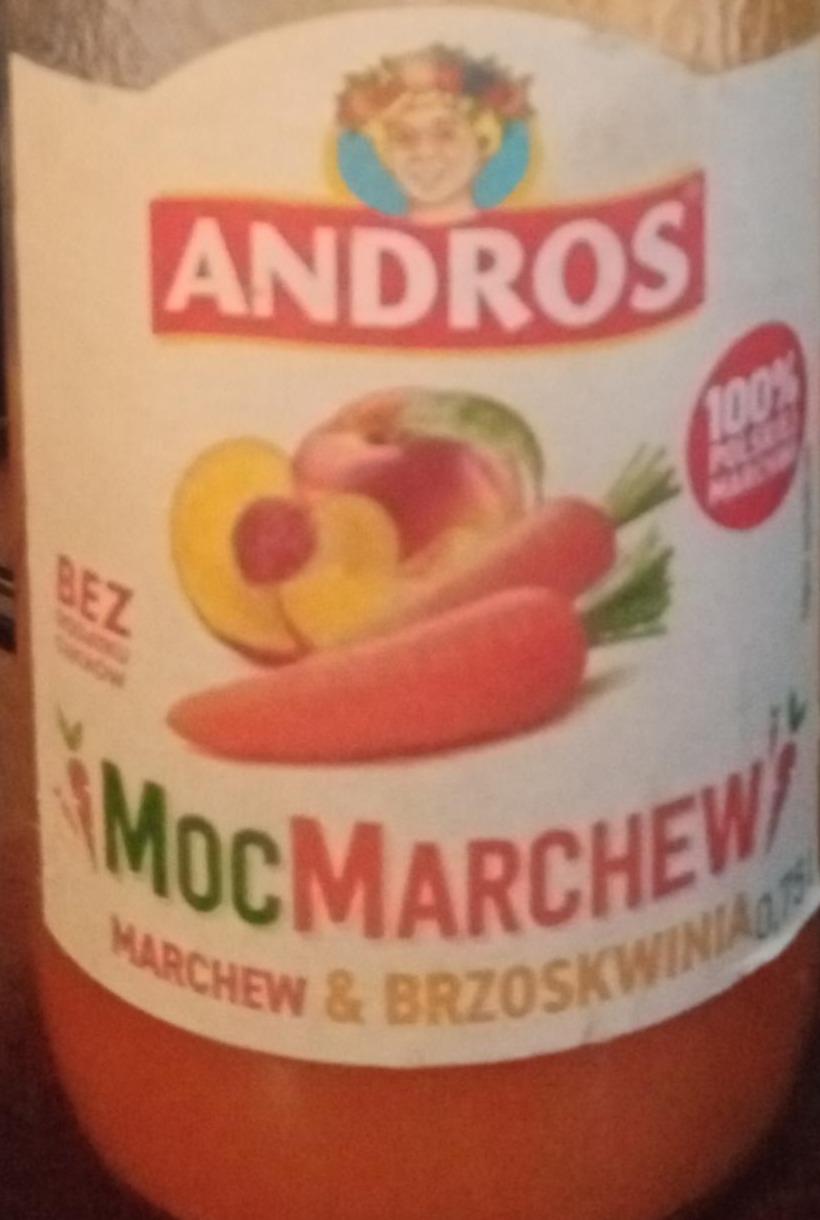 Zdjęcia - Moc marchew marchew & brzoskwinia Andros