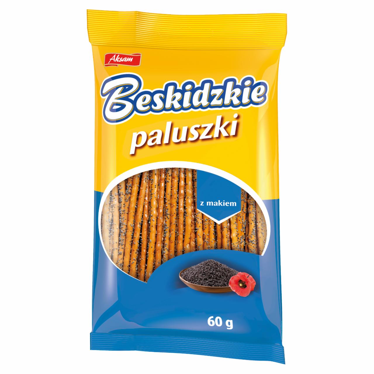 Zdjęcia - Aksam Beskidzkie Paluszki z makiem 60 g