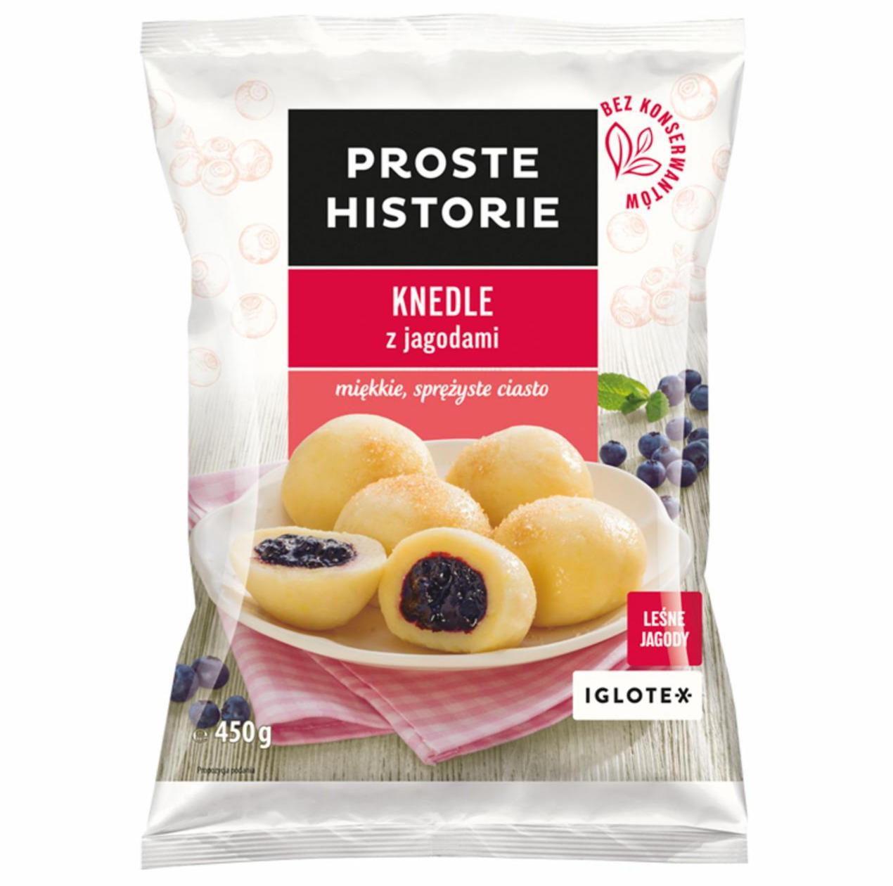 Zdjęcia - Proste Historie Knedle z jagodami 450 g