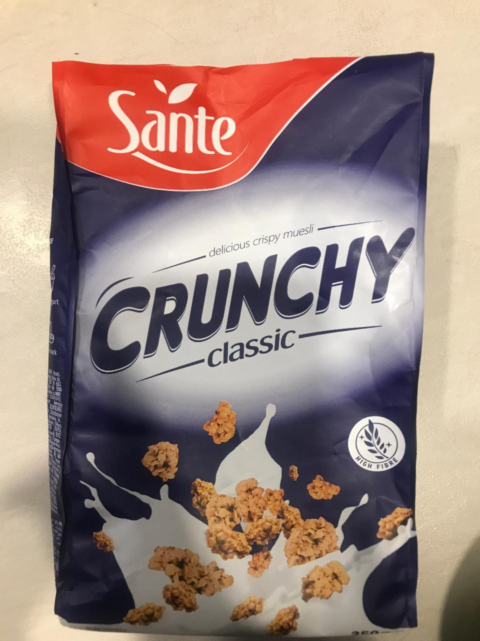 Zdjęcia - Crunchy Chrupiące płatki zbożowe 350 g Sante