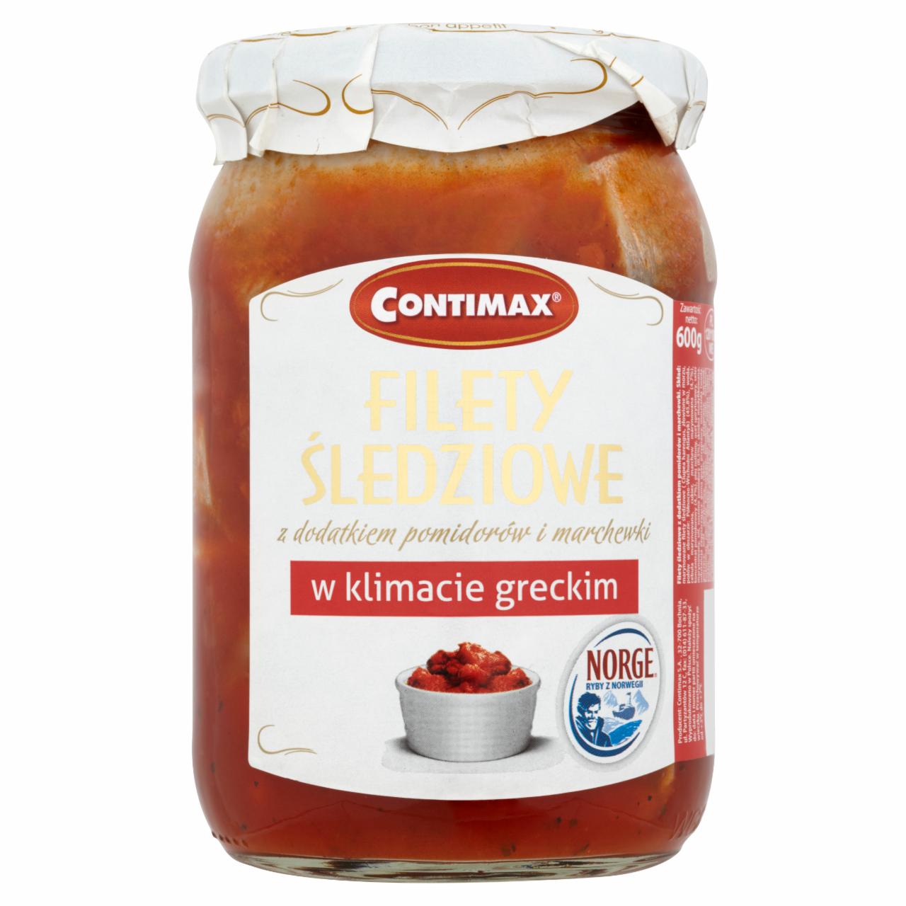 Zdjęcia - Contimax Filety śledziowe w klimacie greckim 600 g