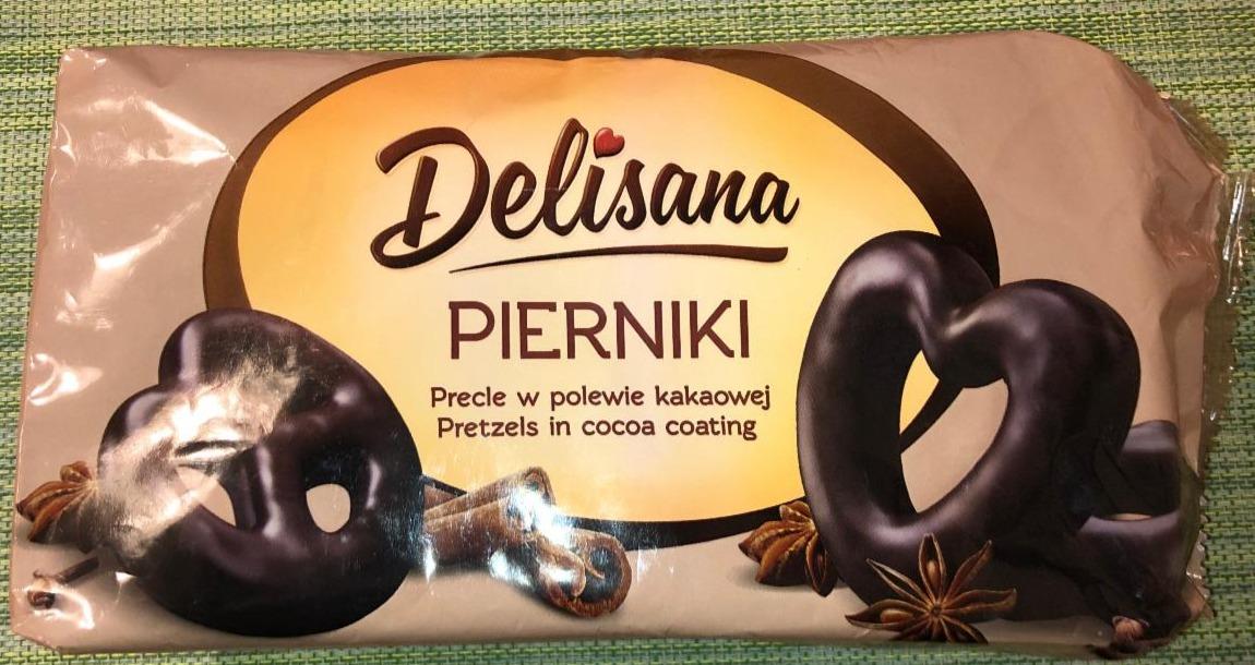 Zdjęcia - Pierniki Pretzels in cocoa coating Delisana