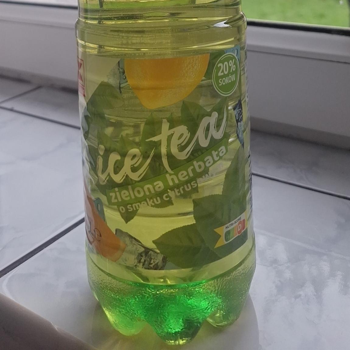 Zdjęcia - Ice tea zielona herbata o smaku cytrusów Kaufland