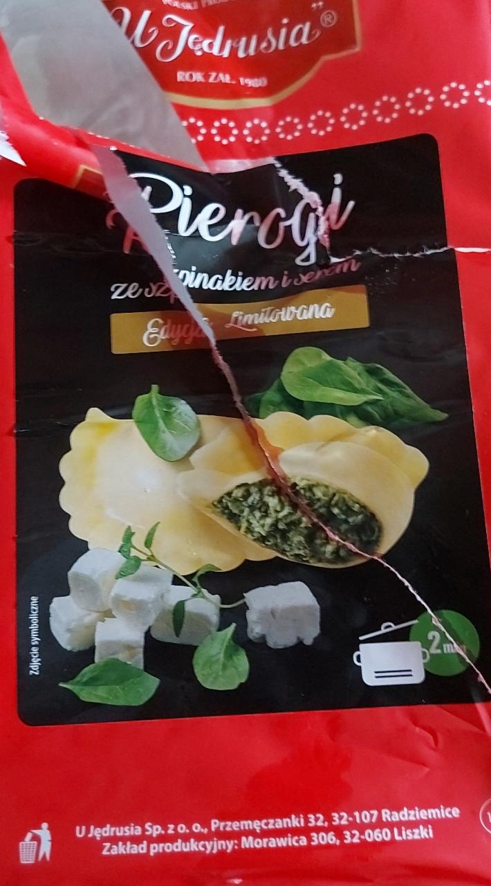 Zdjęcia - pierogi z szpinakiem i serem feta u jędrusia