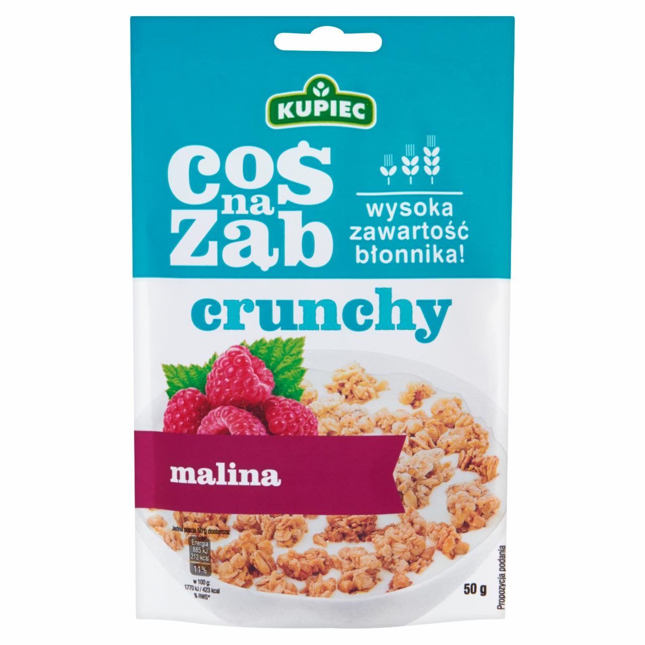 Zdjęcia - Kupiec Coś na ząb Crunchy malina 50 g