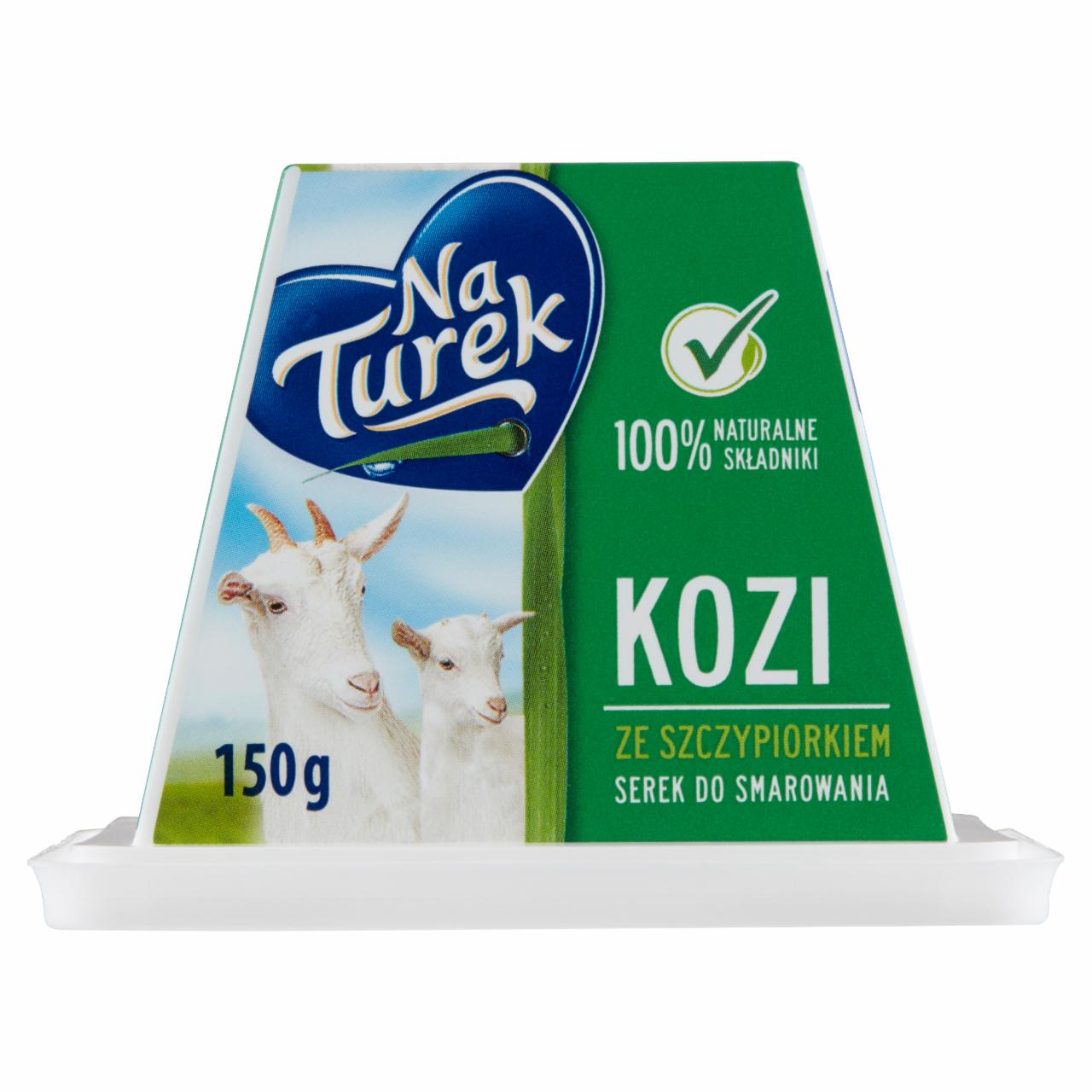 Zdjęcia - NaTurek Kozi serek do smarowania ze szczypiorkiem 150 g