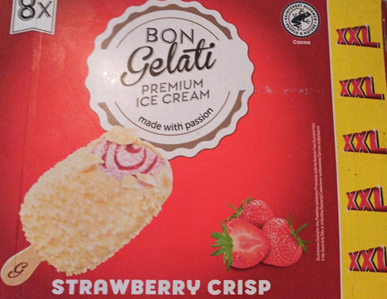 Zdjęcia - Bon Gelati Strawberry crisp