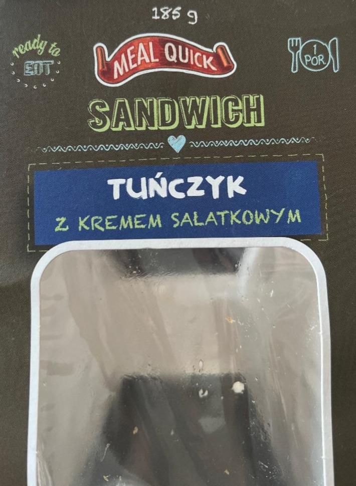 Zdjęcia - Kanapka tuńczyk z kremem sałatkowym Meal Quick