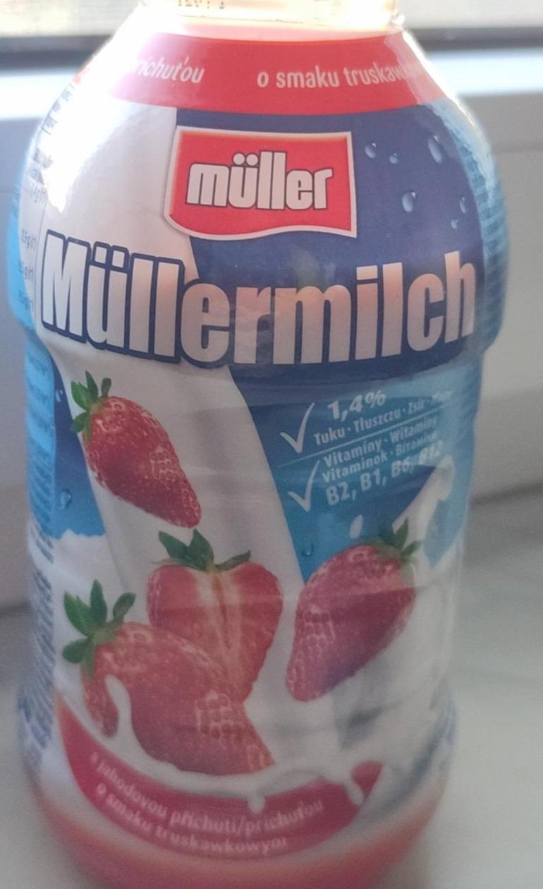 Zdjęcia - Müllermilch truskawkowy Müller