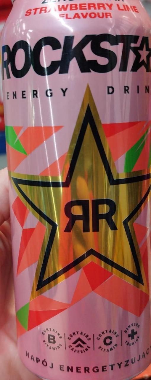 Zdjęcia - Rockstar strawberry lime flavour energy drink