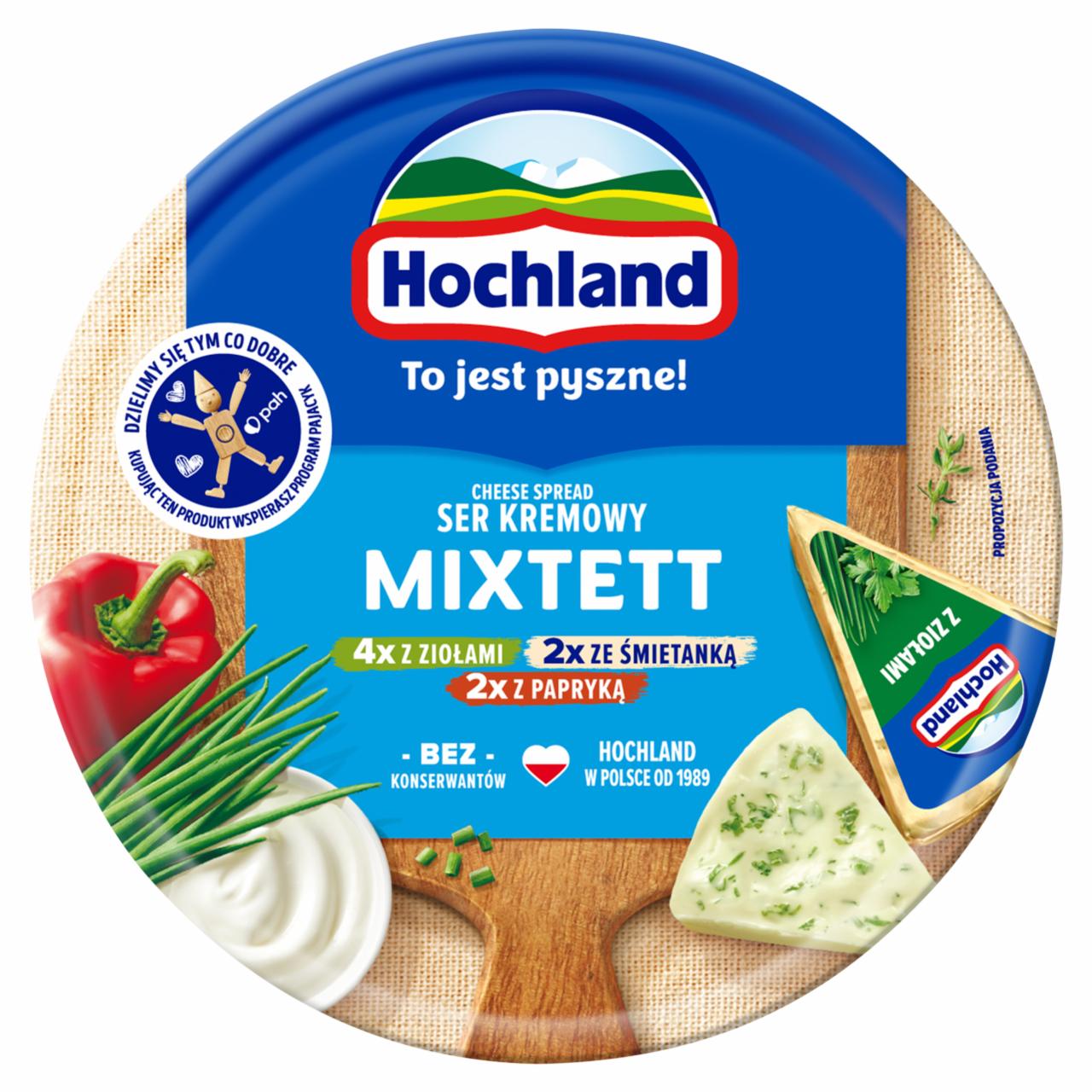 Zdjęcia - Ser kremowy mixtett w trójkącikach Hochland