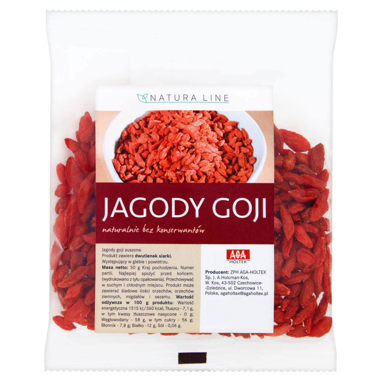 Zdjęcia - Natura Line Jagody goji 50 g