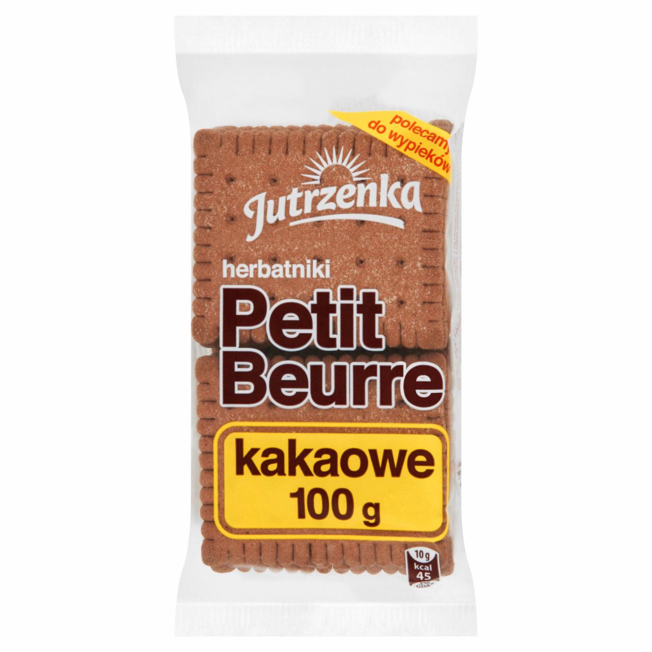 Zdjęcia - Jutrzenka Herbatniki Petit Beurre kakaowe 65 g