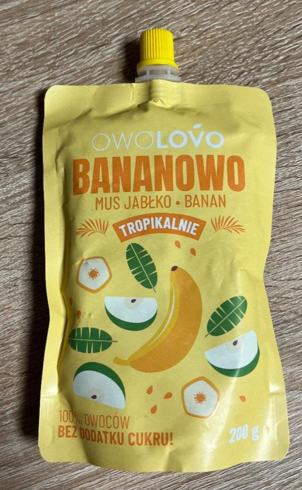 Zdjęcia - Bananowo mus jabłko banan Owolovo