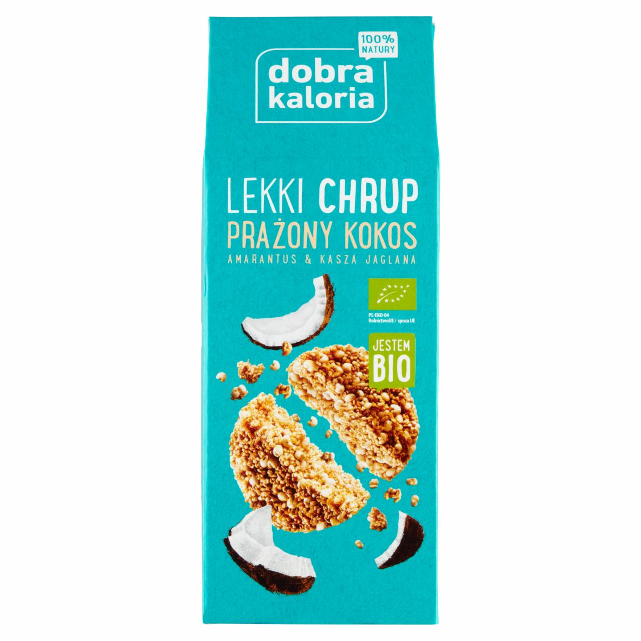 Zdjęcia - Dobra Kaloria Lekki chrup prażony kokos amarantus & kasza jaglana 80 g