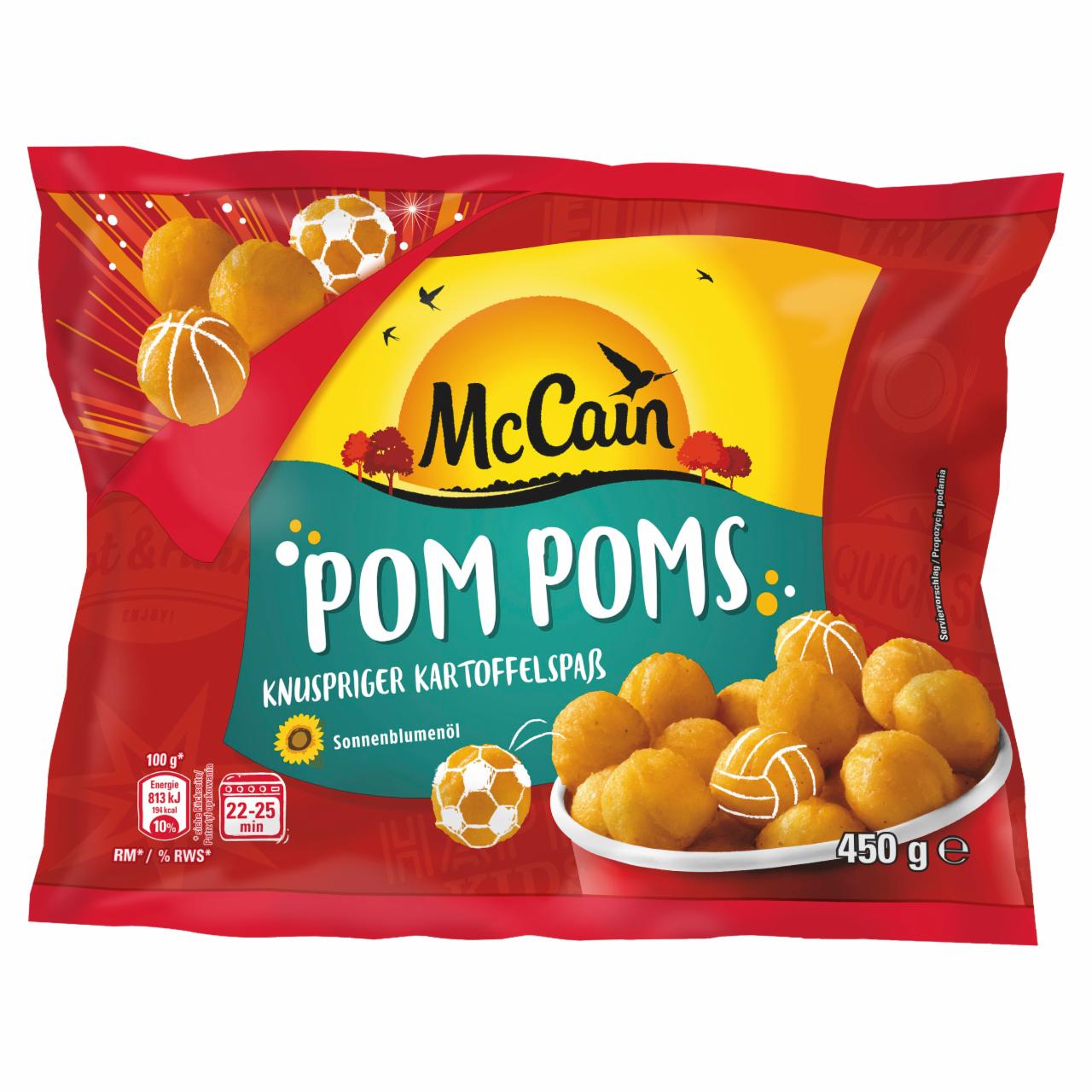 Zdjęcia - McCain Pom Poms Kulki z puree ziemniaczanego 450 g