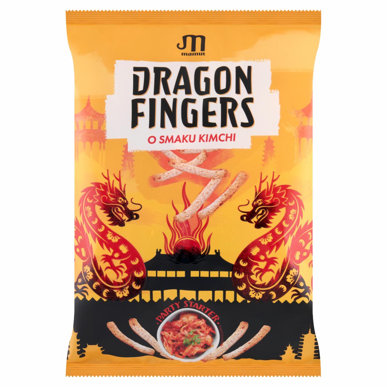 Zdjęcia - Mamut Dragon Fingers Paluszki pszenne o smaku kimchi 60 g