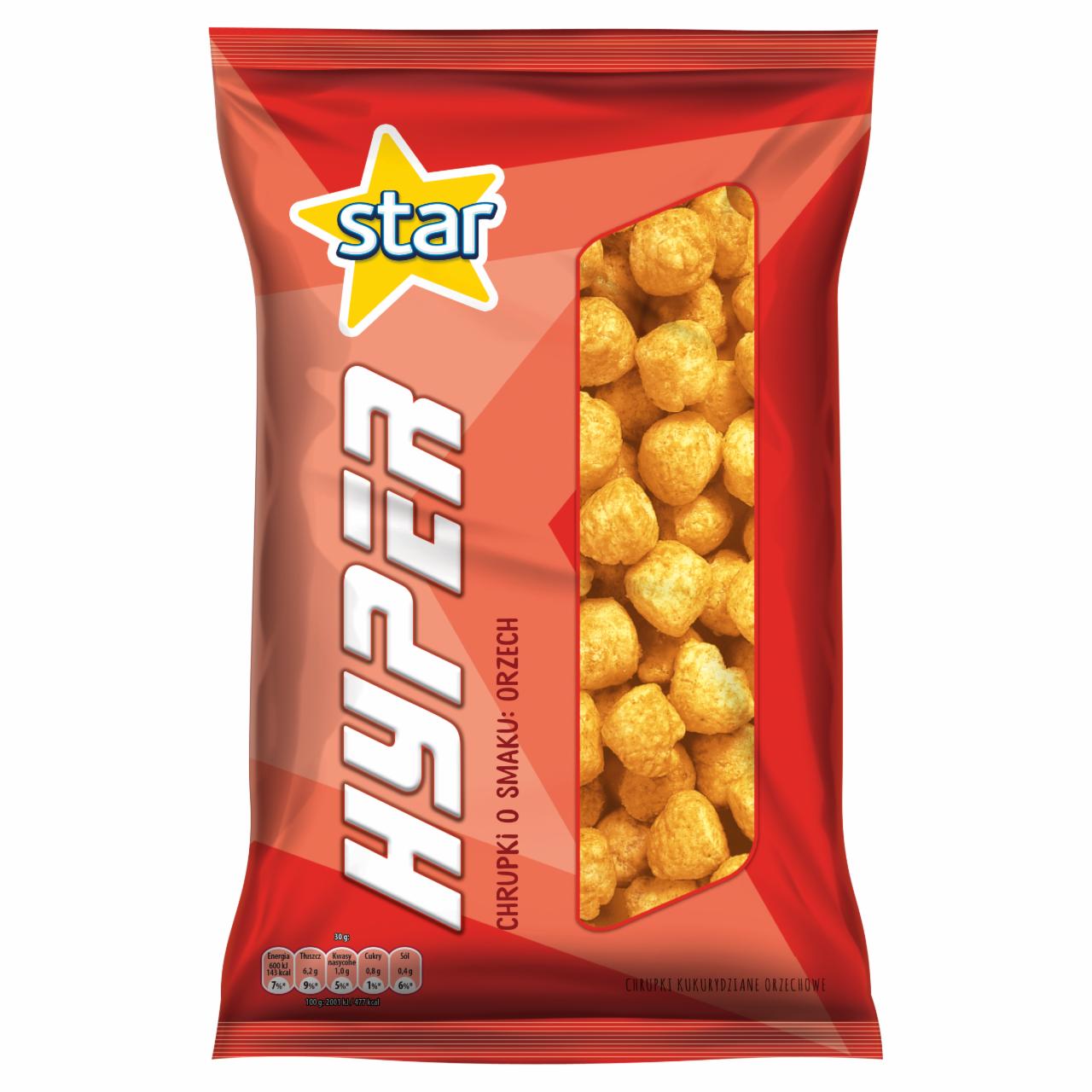 Zdjęcia - Star Hyper Chrupki o smaku orzech 58 g