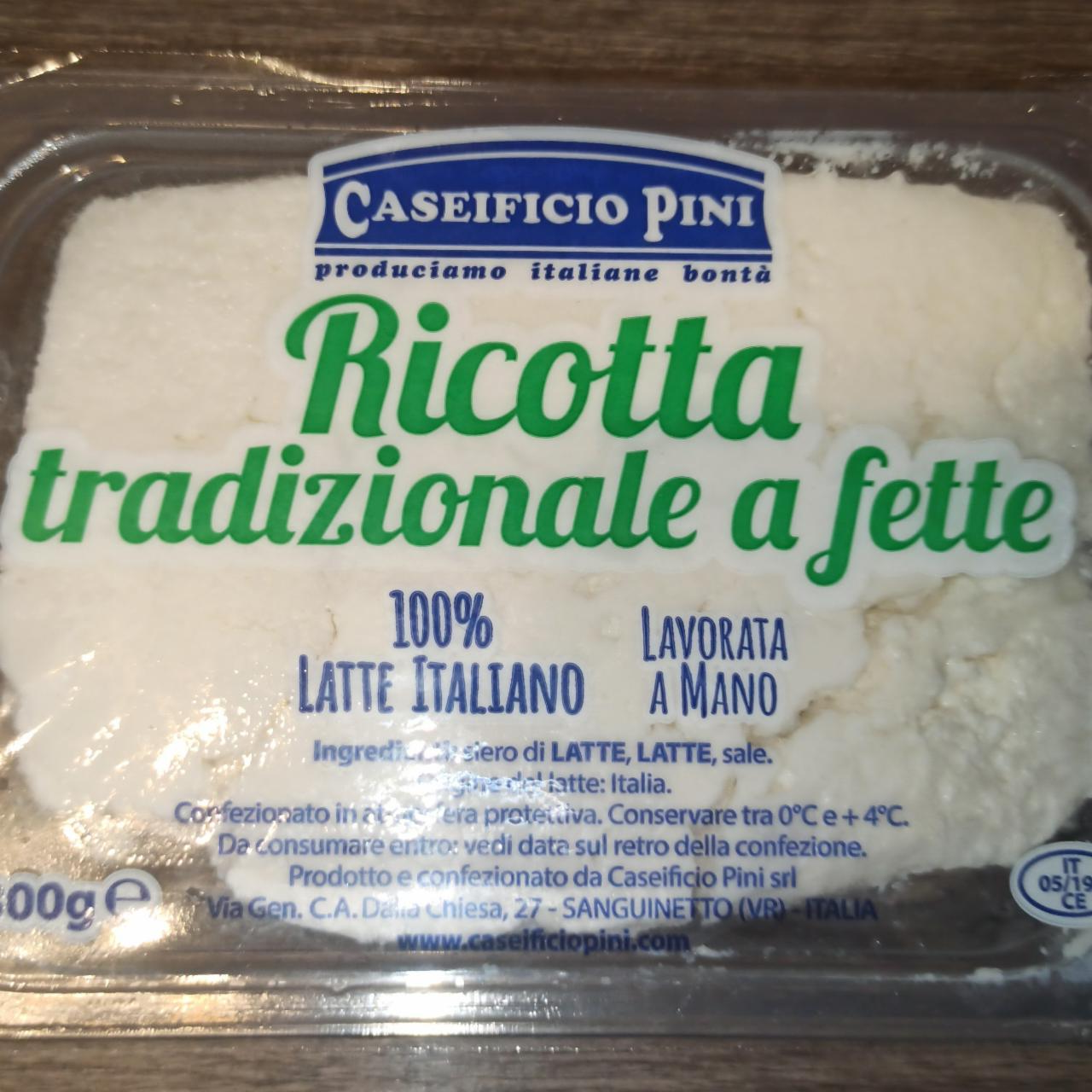 Zdjęcia - Ricotta tradizionale a fette Caseificio Pini