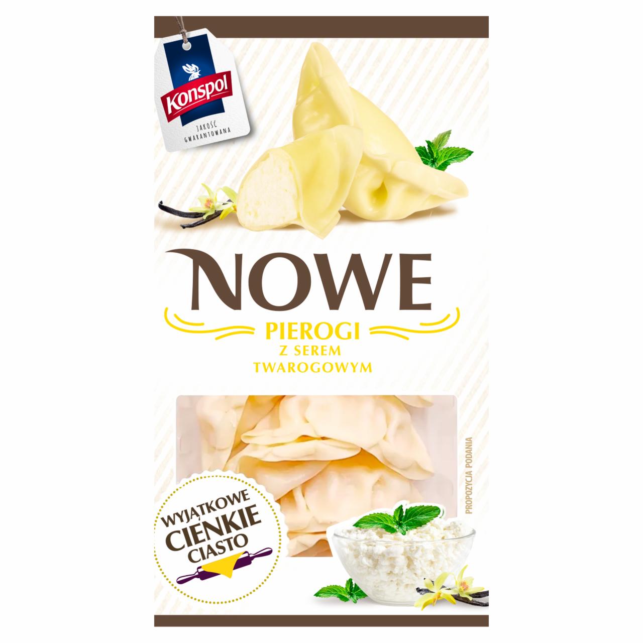 Zdjęcia - Konspol Nowe Pierogi z serem twarogowym 230 g