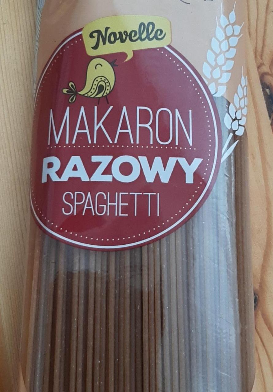 Zdjęcia - Makaron razowy spaghetti Novelle