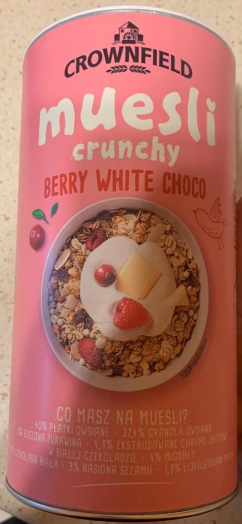 Zdjęcia - Muesli crunchy Berry White Choco Crownfield