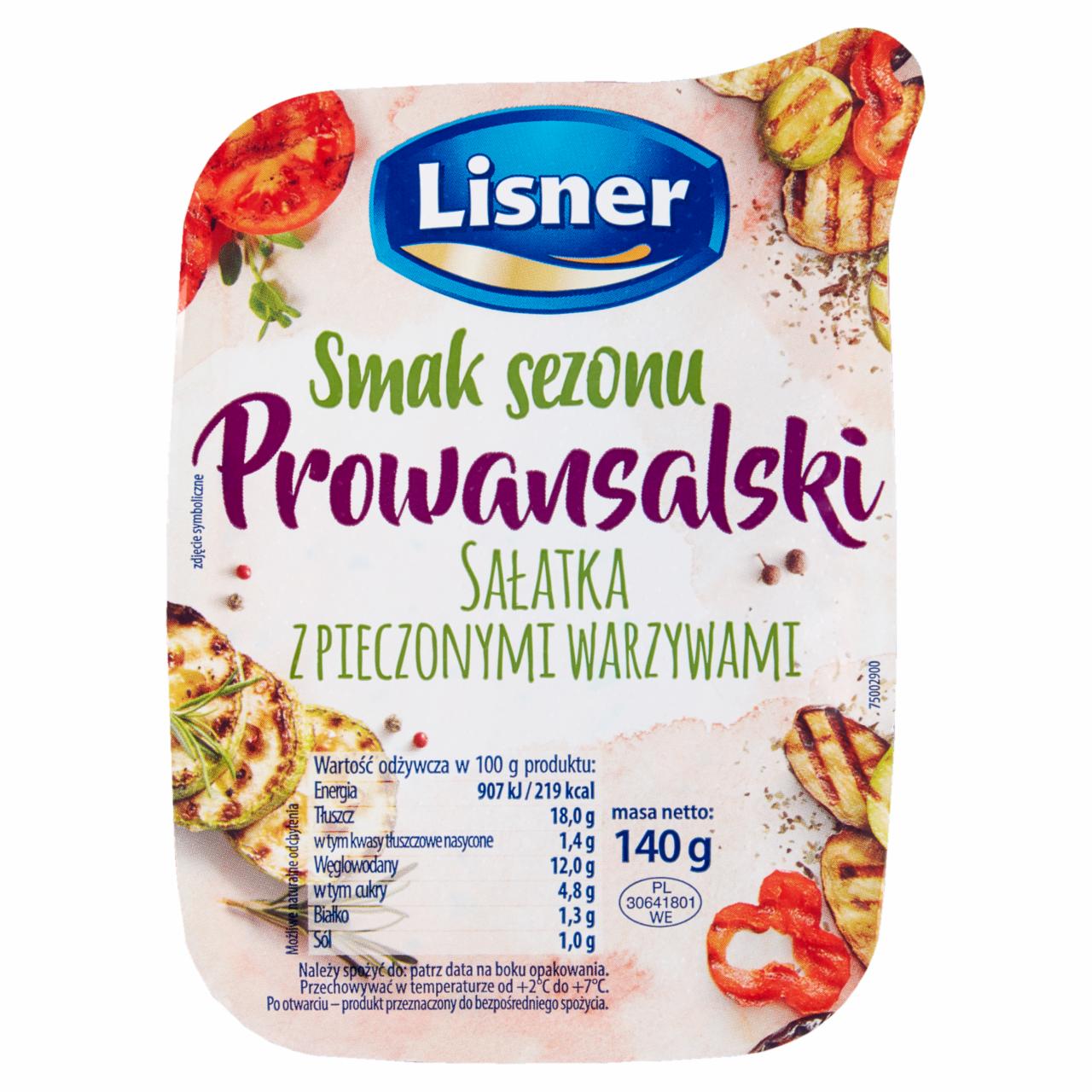 Zdjęcia - Lisner Smak sezonu Prowansalski Sałatka z pieczonymi warzywami 140 g