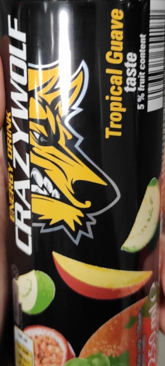 Zdjęcia - Energy drink tropical guave taste Crazy Wolf