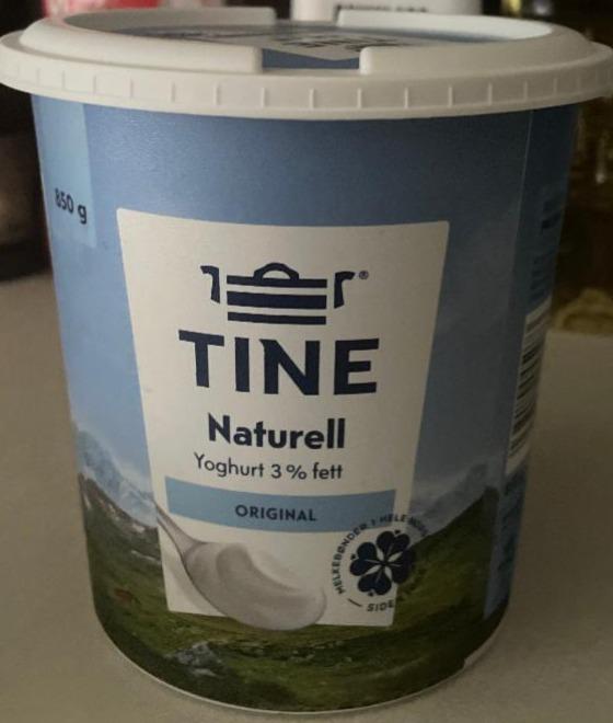 Zdjęcia - Yogurt naturell 3% Tine