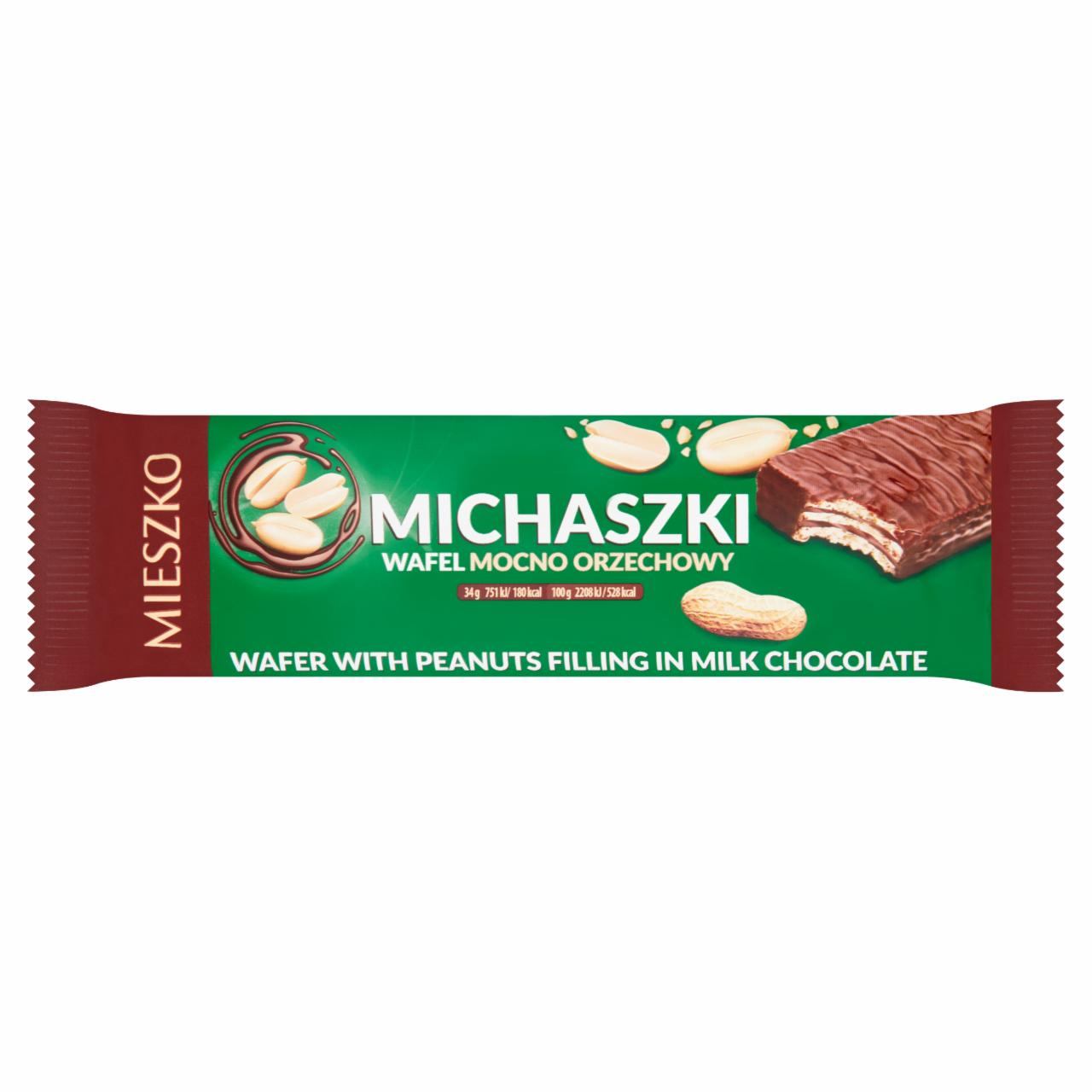 Zdjęcia - Mieszko Michaszki Wafel mocno orzechowy 34 g