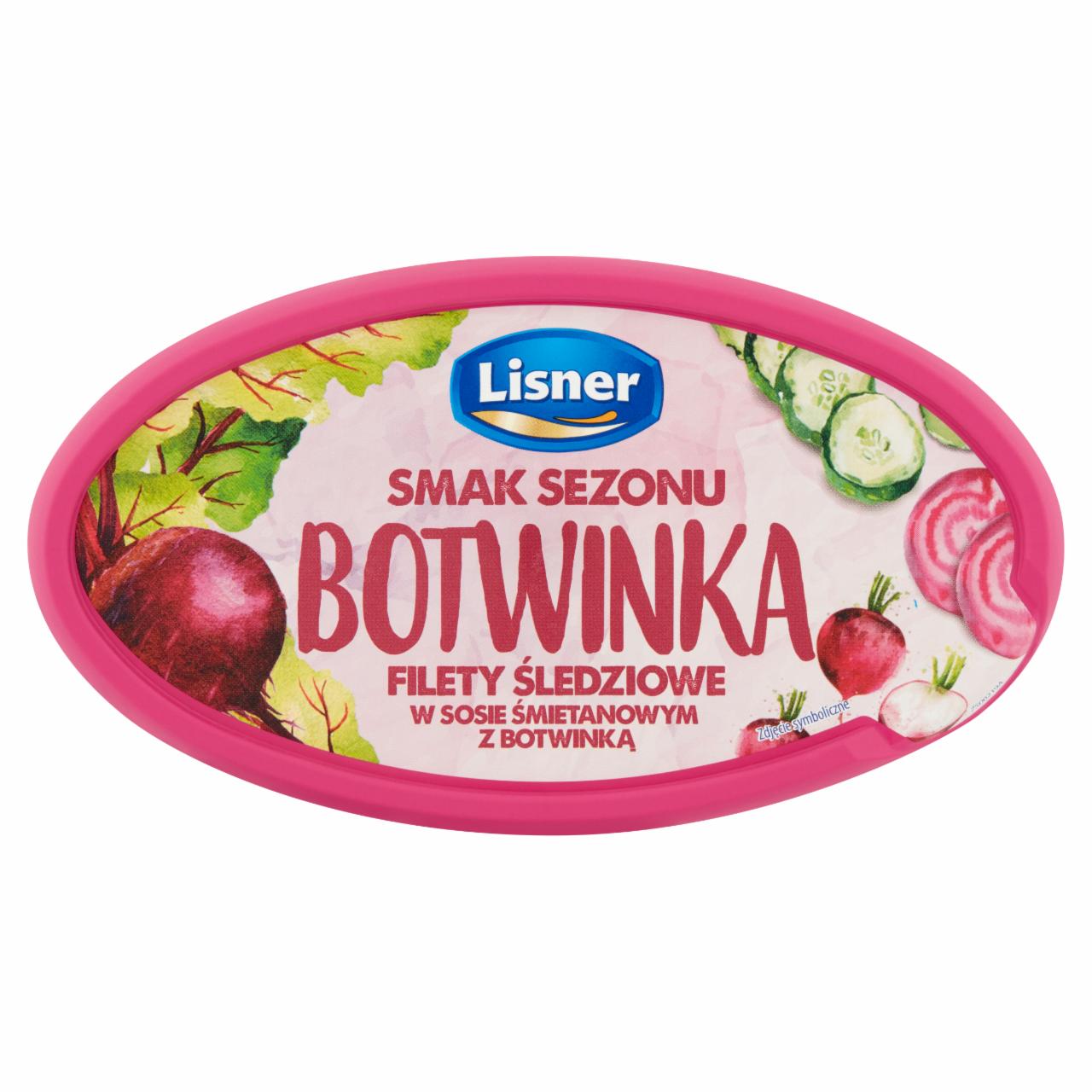 Zdjęcia - Lisner Smak Sezonu Botwinka Filety śledziowe w sosie śmietanowym z botwinką 280 g