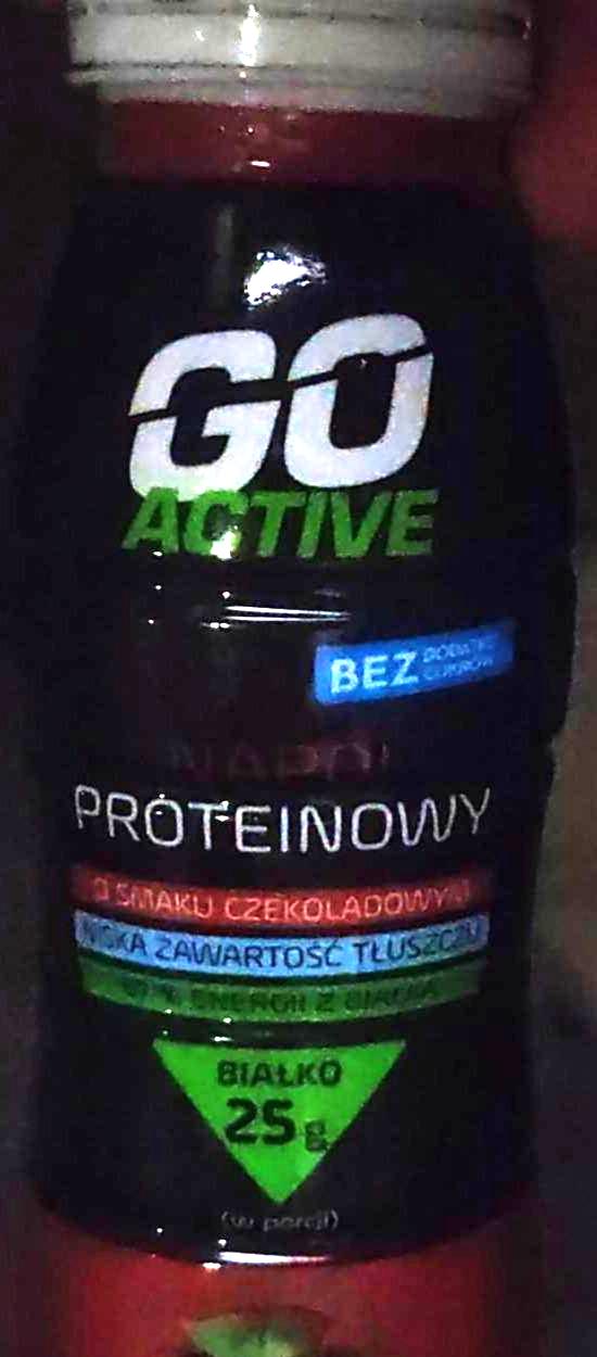 Zdjęcia - Napój mleczny proteinowy o smaku czekoladowym Go Active