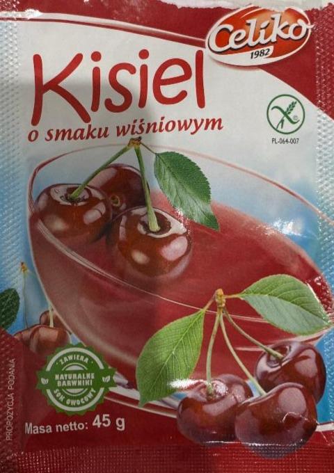 Zdjęcia - Kisiel o smaku wiśniowym 45 g Celiko